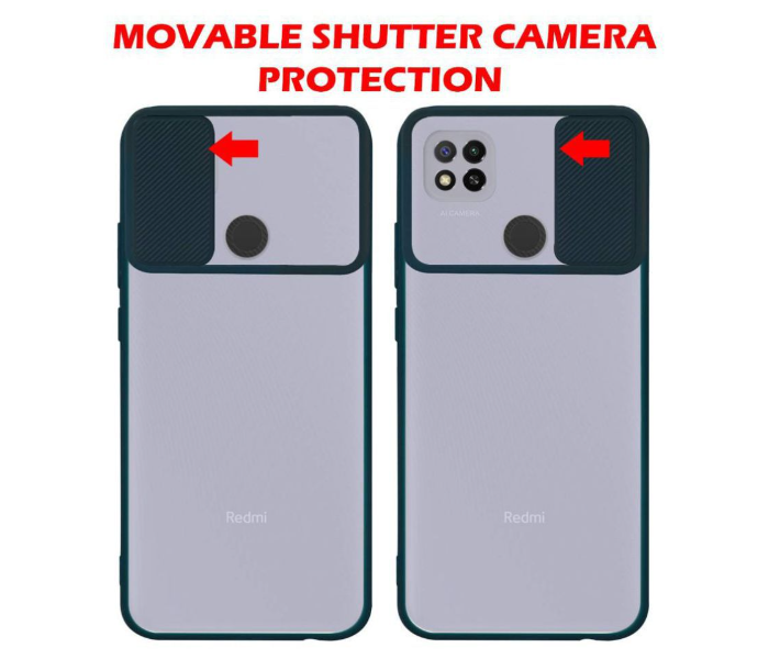 Shockproof Back Cover for Redmi 9C - Green - Zoom Image 2