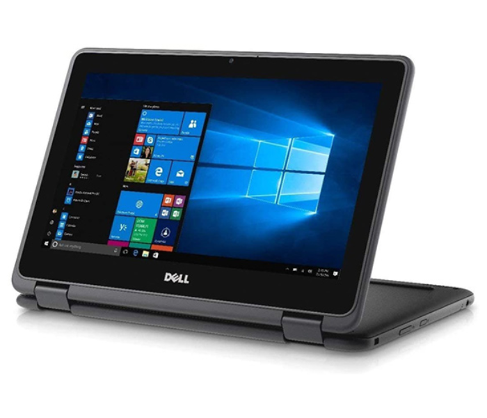 Dell Latitude 3189 2-in-1 Touchscreen Convertible Laptop Intel Celeron Pentium 4th Gen 4GB RAM 128GB SSD with Windows 10 and Microsoft office Refurbished Laptop - Zoom Image 1