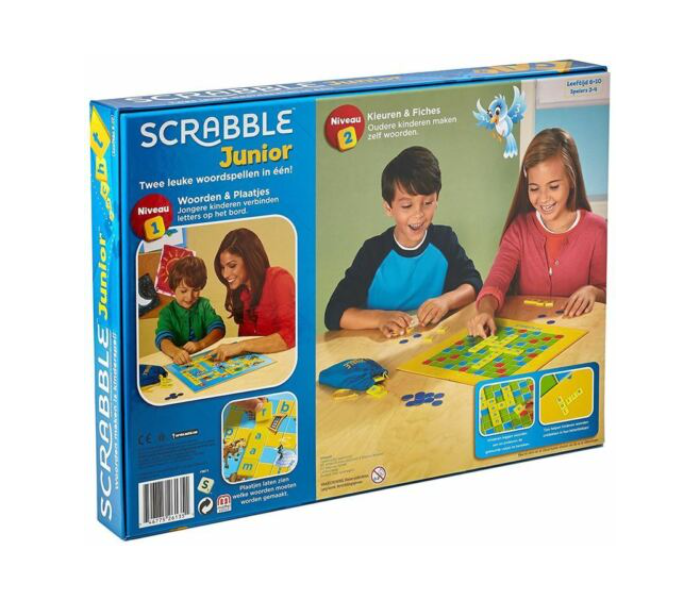 Mattel Scrabble Junior - English Activity Toy for Kids - Zoom Image 2