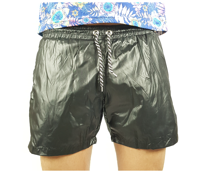 Shiny Swimming Large Shorts For Men - Green - Zoom Image 2