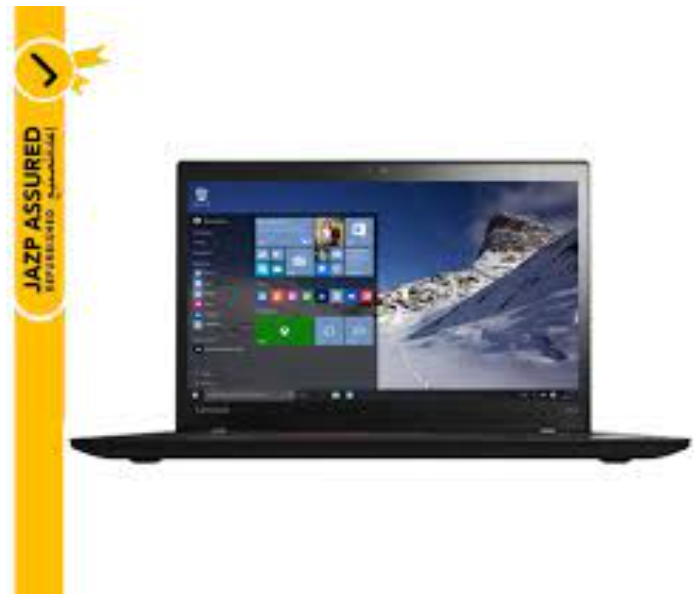 Lenovo ThinkPad T460s Intel Core i5 6th Gen 8GB RAM 256GB SSD Windows 10 Pro with Touchpad Refurbished Laptop - Black - Zoom Image 1