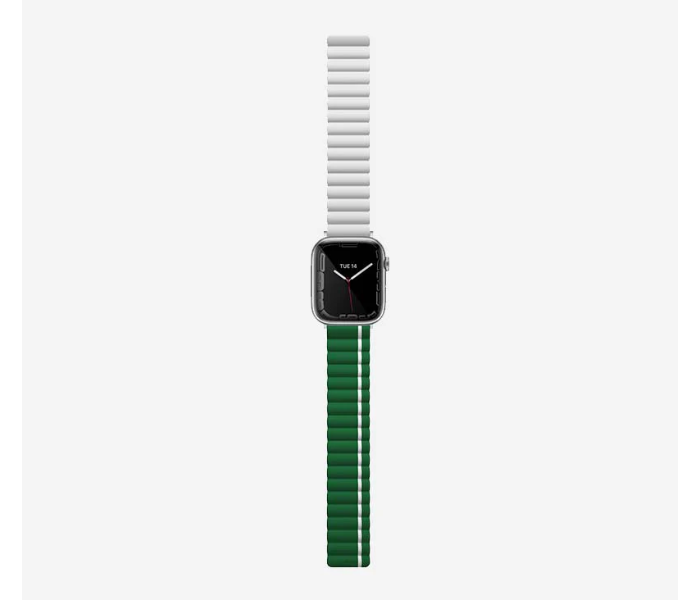 Uniq Revix Reversible Magnetic Saudi Arabia Flag Model 42mm Apple Watch Strap - White - Zoom Image 3