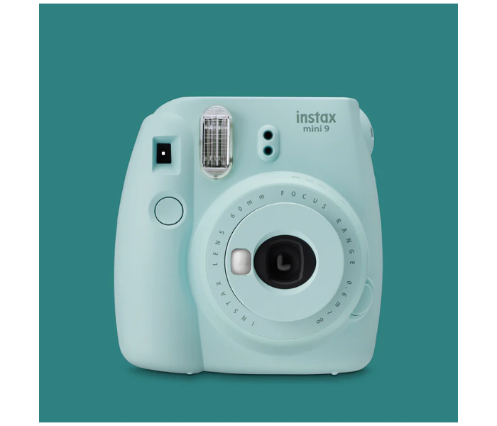 FUJIFILM Instax Mini 9 Camera With Leather Bag and 20x Film Sheet - Ice Blue - Zoom Image 2