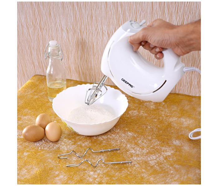 Geepas GHM9899 7 Speed 150Watts Hand Mixer - White - Zoom Image 3