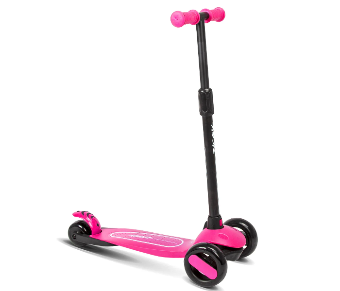 Spartan Ziggy 3-Wheel Tilt Scooter with LED Light For Kids - Pink - Zoom Image 3