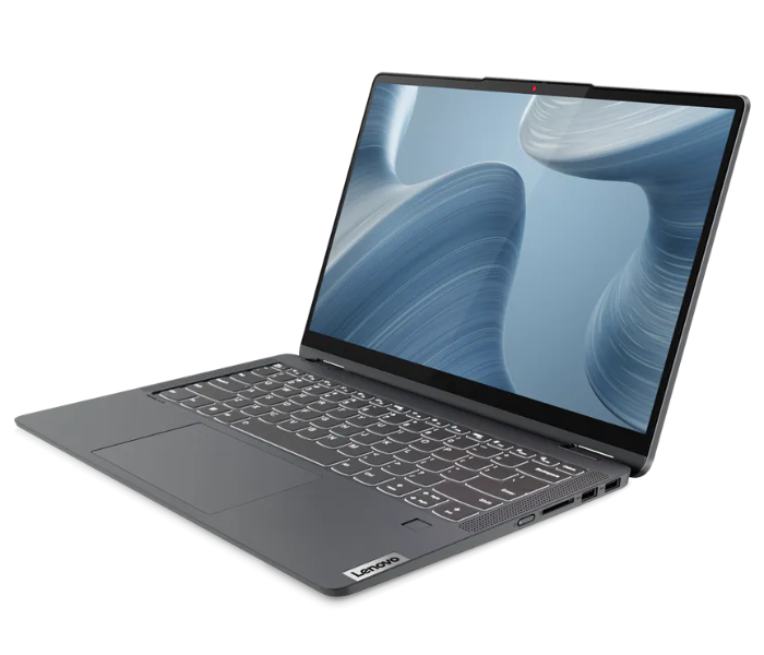 Lenovo 82R70077AX IdeaPad Flex 5 14IAU07 14 Inch FHD Intel Core i7-1255UG7 Processor 16GB DDR4 RAM 512GB SSD Integrated Intel Iris Xe Graphics Windows 11 Home 64 Backlit Keyboard - Grey - Zoom Image 1