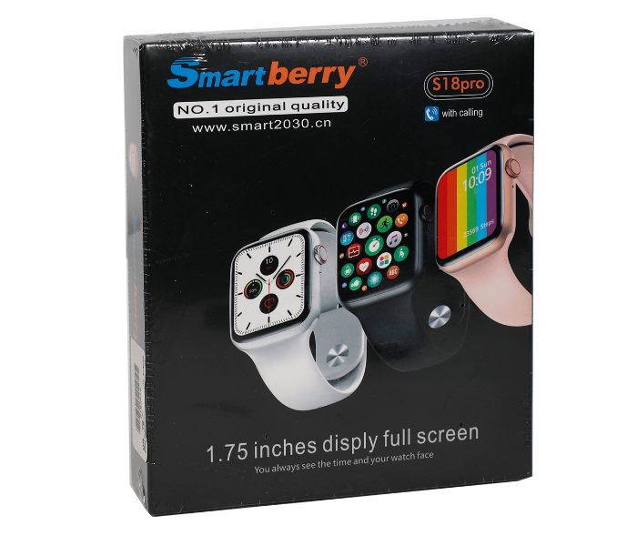 Smart Berry S18PRO Bluetooth Call Smart Wireless Charging Smart Watch - White - Zoom Image 2