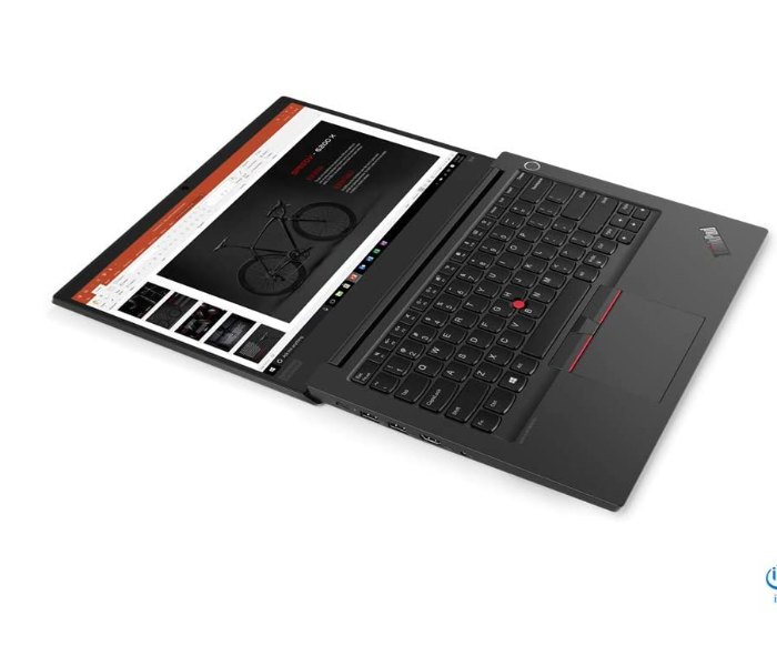 LENOVO THINKPAD E14- 20RAS25R00 14 Inch FHD Intel Core i3 10110U Processor 8GB RAM 1TB HDD Intel HD Graphics DOS English Keyboard - Black - Zoom Image 4