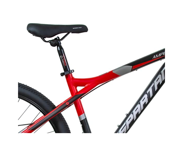 Spartan 27.5 Inch Ampezzo Mountain Bike Alloy Bicycle For Adult - Black and Red - Zoom Image 6