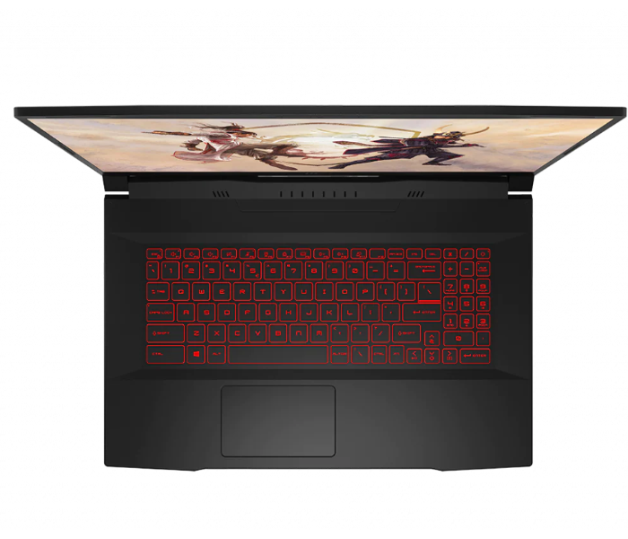 MSI  KATANA GF-66-12UC -9S7-158422-429 15.6 Inch FHD Intel Core i7 12700H Processor 16GB RAM 512GB 4GB Nvidia Rtx 3050 Graphics Windows 11 Home English-Arabic Keyboard - Black - Zoom Image 4