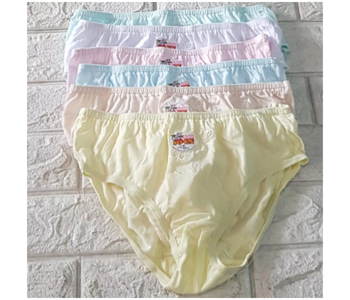 Pack of 4 Piece Mixed Color XXL Soen Panty for Women - Zoom Image