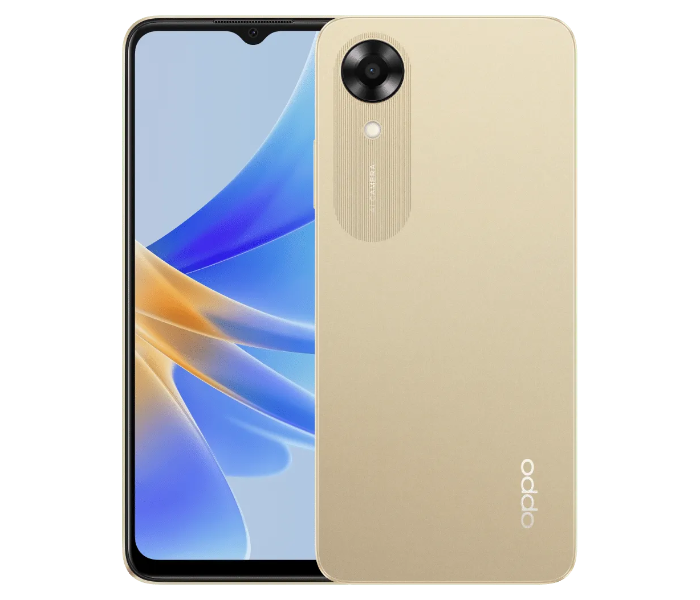 Oppo A17k 6.56 Inch 3GB RAM 64GB ROM Smart Phone - Gold - Zoom Image 1