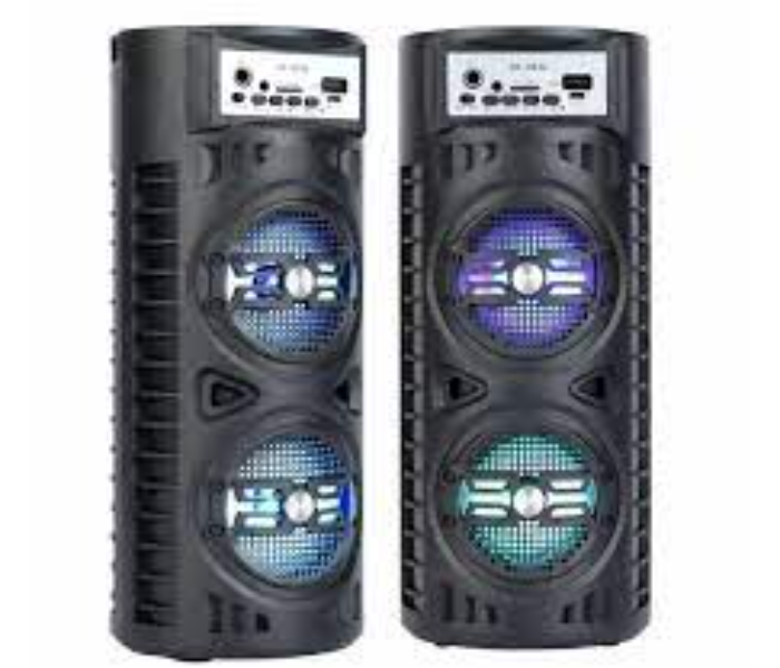 Generic S633 Wireless Speaker Dual 3inch Horn Speaker With Cool Light - Zoom Image 3