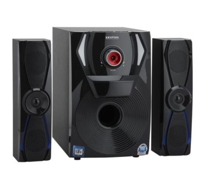 Krypton KNMS5339 10Inch 2.1 Multi Media Speaker - Black - Zoom Image 2