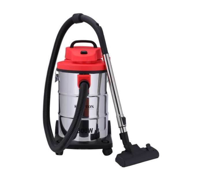 Krypton KNVC6382 2300 Watts Wet and Dry Stainless Steel Vacuum Cleaner - Silver and Black - Zoom Image 1