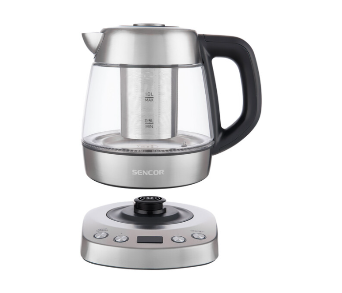 Sencor SWK 1080SS 2200Watts Electric Kettle With Tea Strainer - Silver - Zoom Image 4