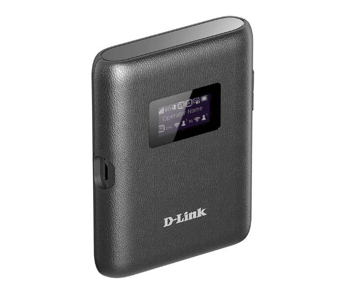 D Link DWR-933M MIFI 4G LTE Cat 6 300 Mbps with LCD Display Mobile Router - Black - Zoom Image 4