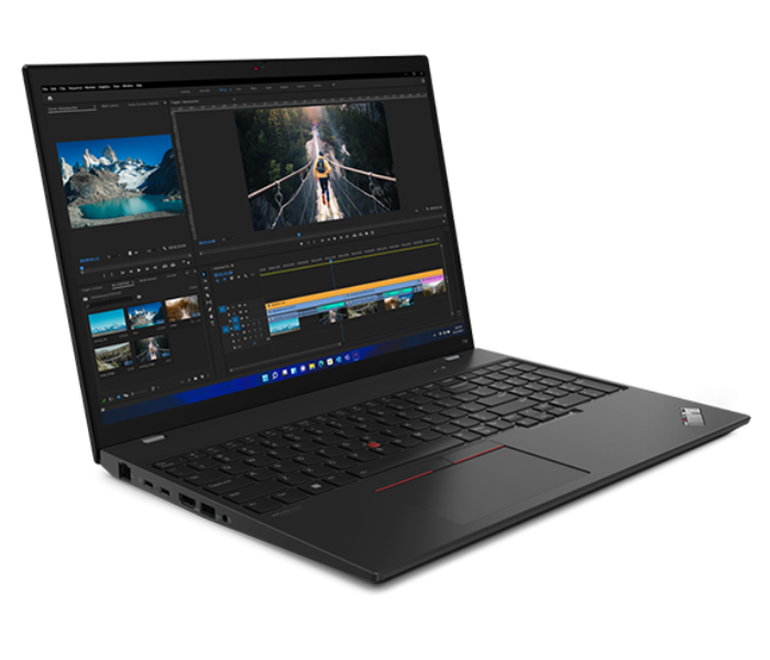 Lenovo 21BV004LGR ThinkPad T16 Gen 1 16 Inch WUXGA Intel Core i7-1260 Processor 8GB RAM 512GB SSD Windows 11 Pro - Black - Zoom Image 2