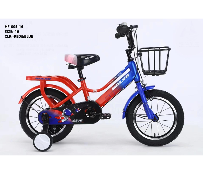 HF-005-16 16 Inch Bicycle For Kids - Red and Blue - Zoom Image