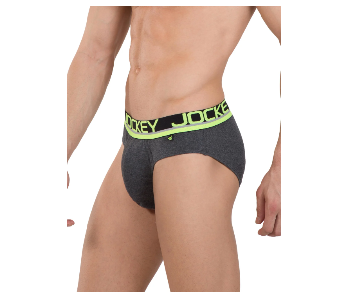 Jockey FP02 Modern Brief for Men XL - Dark Grey - Zoom Image 2