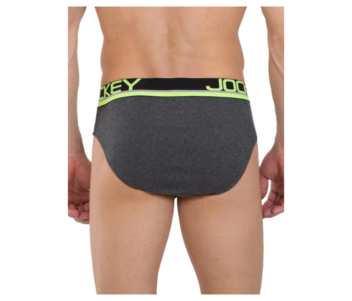 Jockey FP02 Modern Brief for Men XL - Dark Grey - Zoom Image 3