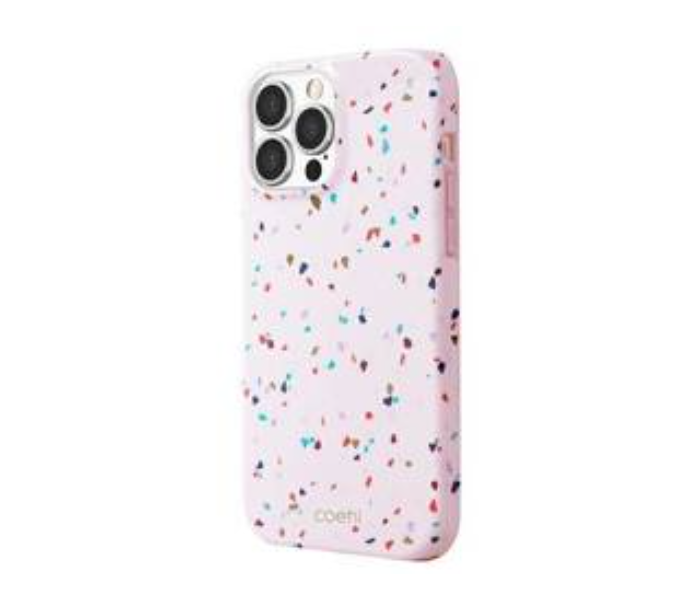 Uniq Coehl Iphone 6.7 Inch Pro Max 2021 Terrazzo Mobile Covers - Pink - Zoom Image