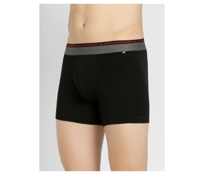 Jockey US60 Ultra-soft Mens Trunks with Double Layer Contoured Pouch Medium - Black - Zoom Image 2