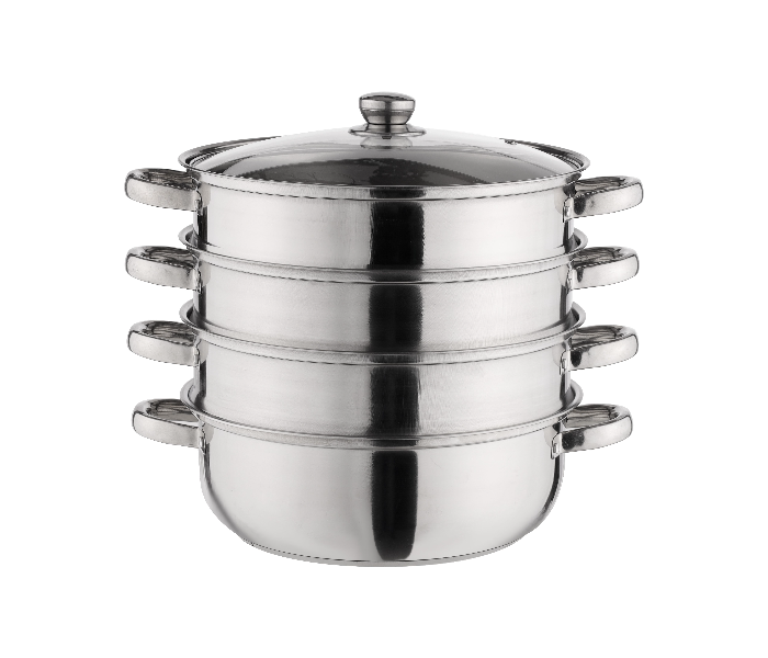 Royalford RF10427 4-Layer Stainless Steel Steamer Pot, Multipurpose - Zoom Image