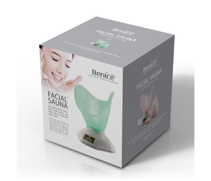 Electric Skin Care Facial Sauna - White and Green - Zoom Image 5