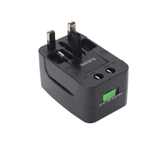 Baykron 20-004334/ITC001BLACK Mbd Itc001 Universal Travel Adapter - Black - Zoom Image 3