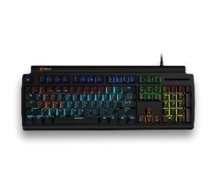 Meetion MGMK600RD USB Corded Backlit Gaming Michanical Keyboard - Black - Zoom Image