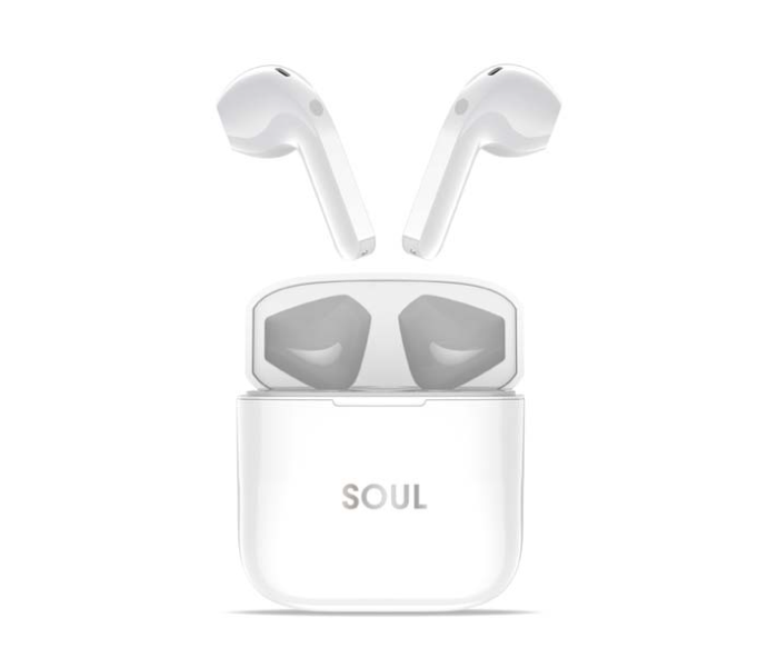 Xcell XL-SOUL-10-WHI Wireless Stereo Earbuds - White - Zoom Image 1