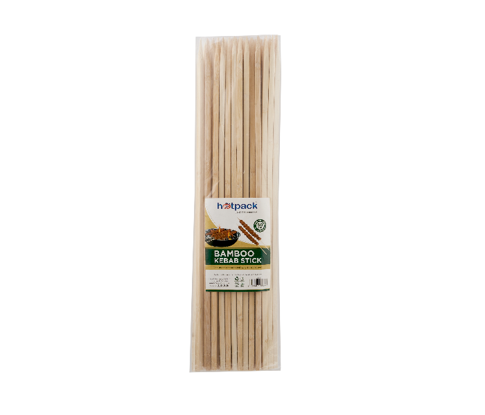 Hotpack BKS50 Set of 50 Pieces 50cm Bamboo Kebab Stick - Zoom Image 1