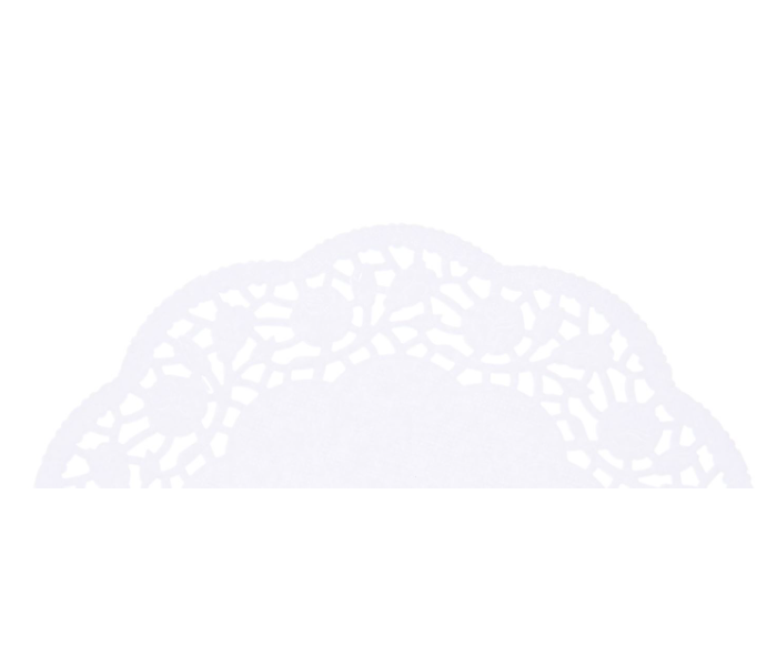 Hotpack RD12.5 Set of 250 Pieces 12.5 Inch Round Lace Paper Doilies - White - Zoom Image 3