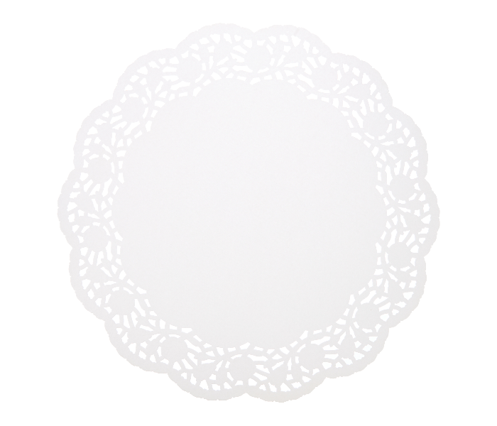 Hotpack RD16 Set of 250 Pieces 16.5 Inch Round Lace Paper Doiles - White - Zoom Image 1