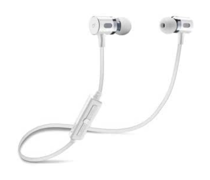 Cellularline BTMOSQUITOW Bluetooth Stereo Earphones - White - Zoom Image 1