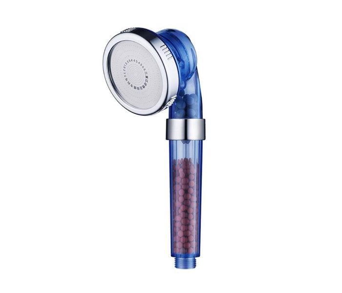 Water Leakage Preventing Shower Filter - Blue and Silver - Zoom Image 1