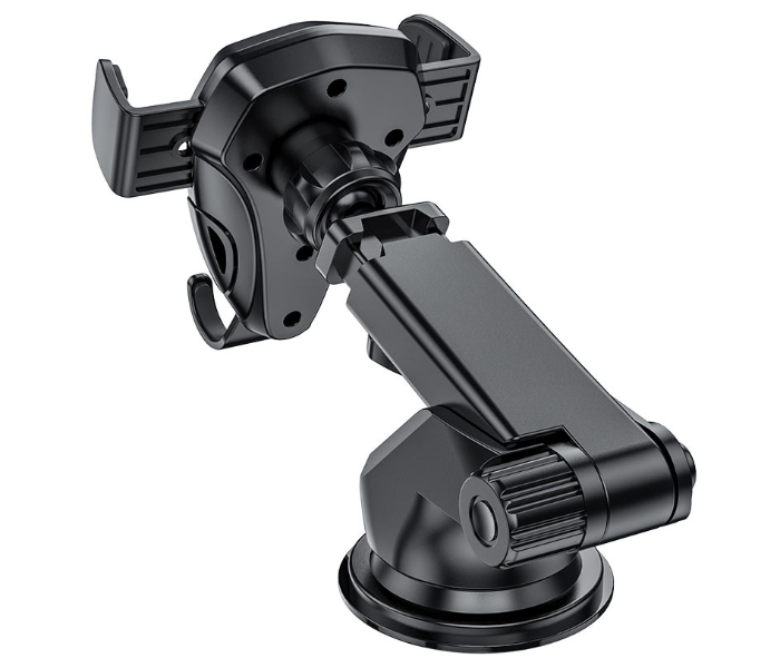 Borofone BH38 Route Push Type Suction Cup Car Holder - Black - Zoom Image 4