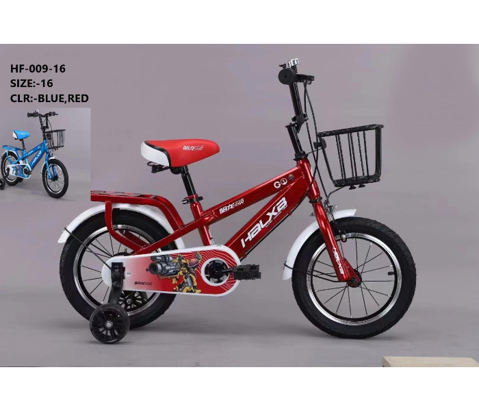 HF-009-16 16 Inch Bicycle For Kids - Red - Zoom Image