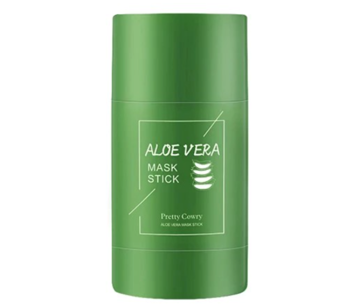 2 piece Aloe Vera Green Tea 40ml Deep Cleansing Pore Shrinking and Blackhead Removing Facial Mask Stick – Green  - Zoom Image