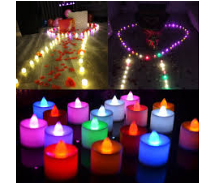 Set of 12 Piece Candle Style Color Changing LED Light - Zoom Image 4