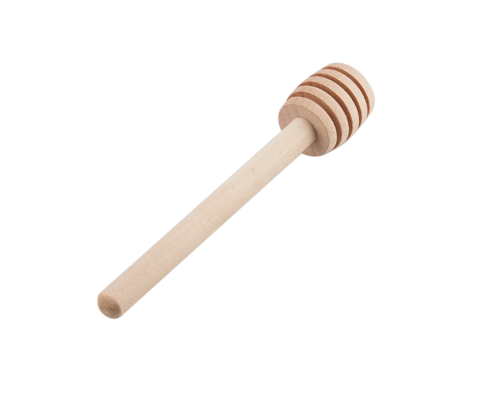 Hotpack HSMWHS10 Set of 1 Piece 10cm Wooden Honey Spoon - Zoom Image 2