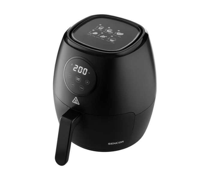 Sencor SFR 5030BK-MEG2 1300 Watts Digital Air Fryer - Black - Zoom Image 2