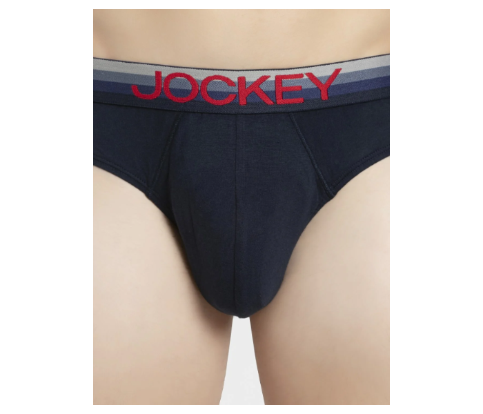 Jockey US07 Briefs with Exposed Waistband for Men Small - Navy - Zoom Image 5