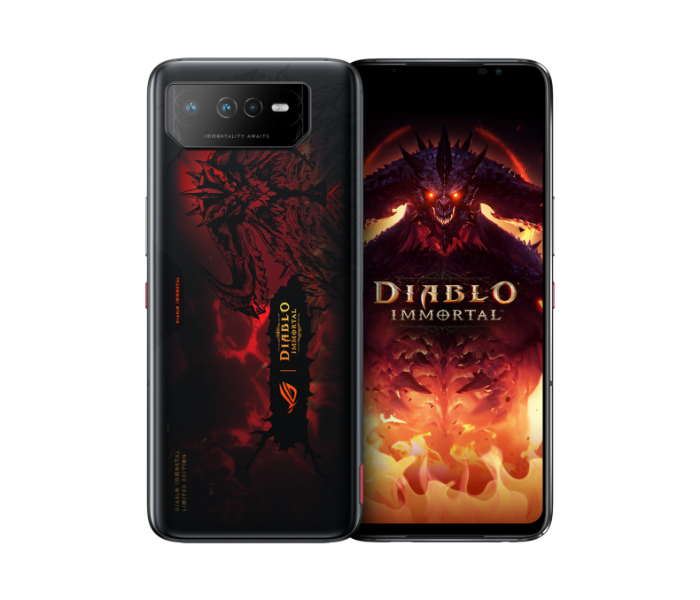 Asus ROG Phone 6 16GB RAM 512GB Gaming Phone Diablo Immortal Edition - Black - Zoom Image 1