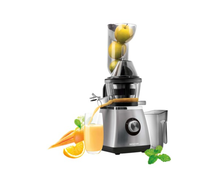 Sencor SSJ 4070SL 400Watts Slow Juicer - Silver and Black - Zoom Image 1