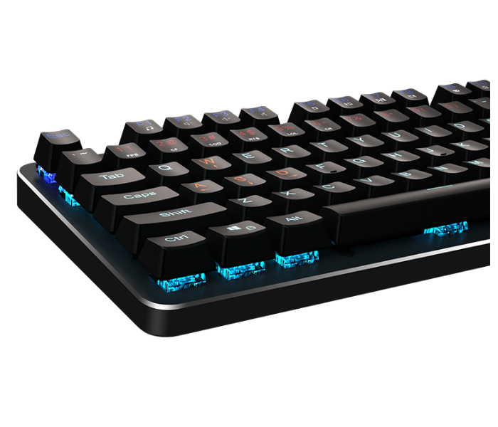 Meetion MGMK007 LED Backlit Mechanical Keyboard - Black - Zoom Image 1