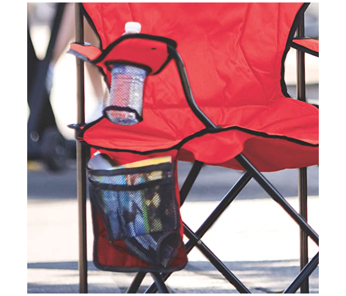 Coleman 2000032009 Portable Quad Camping Chair With Cooler - Red - Zoom Image 8