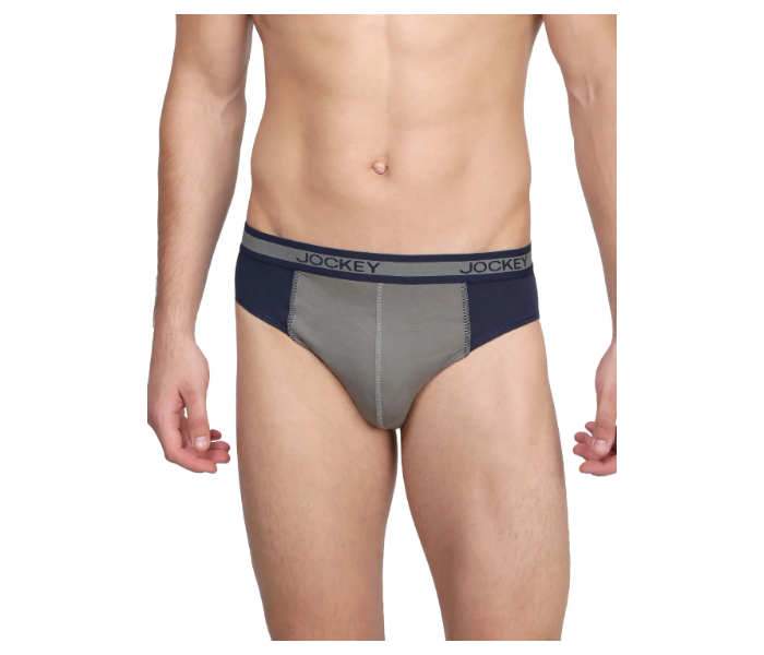 Jockey 1011 Pack of 2 Assorted Fusion Brief for Men Large - Black - Zoom Image 1