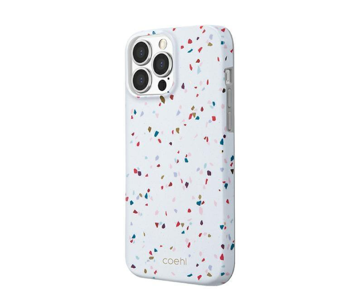 Uniq Coehl Iphone 6.1 Inch 2021 Terrazzo Mobile Covers - White - Zoom Image